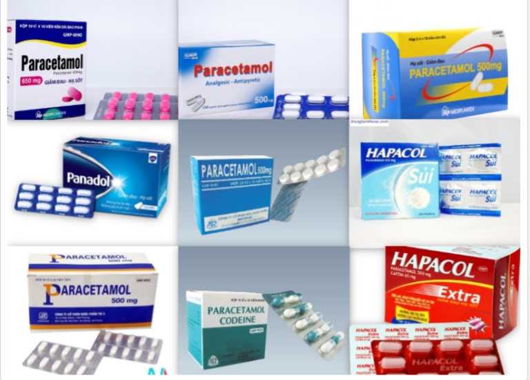 Paracetamol là loại thuốc phổ biến trị gai khớp gối