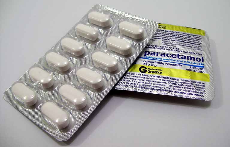 Paracetamol là thuốc giảm đau, hạ sốt được dùng phổ biến 
