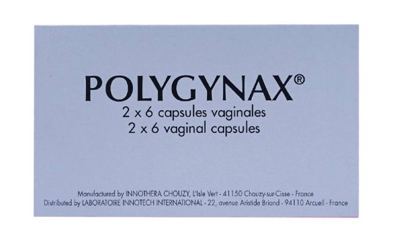 Thuốc đặt phụ khoa Polygynax là thuốc điều trị viêm âm đạo, nấm Candida âm đạo,...