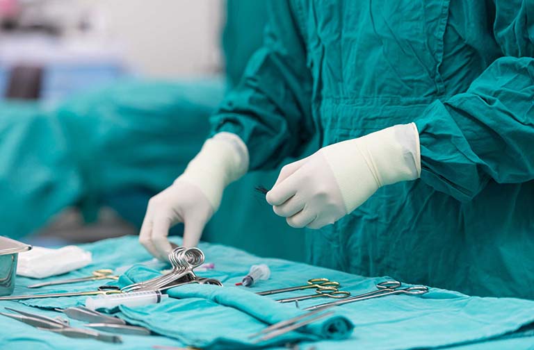 Biện pháp phẫu thuật được chỉ định khi điều trị bằng nội khoa không hiệu quả 
