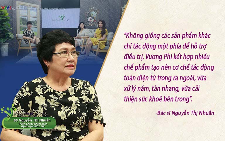 Đánh giá của bác sĩ Nguyễn Thị Nhuần về Vương Phi trên VTV2