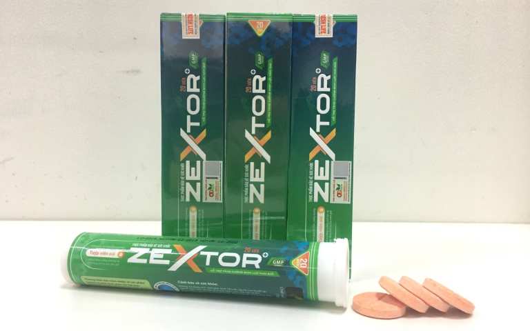Giá bán viên sủi Zextor, Reivew chi tiết ZEXTOR lừa đảo 