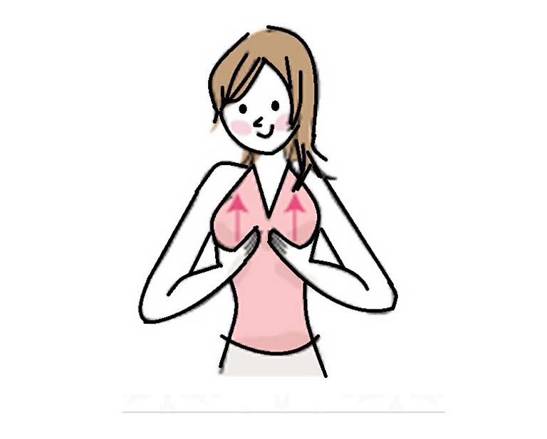 Chỉ cần với vài thao tác massage đơn giản ngực của bạn sẽ dần nở nang hẳn, hình ảnh bóp vú con gái có sướng