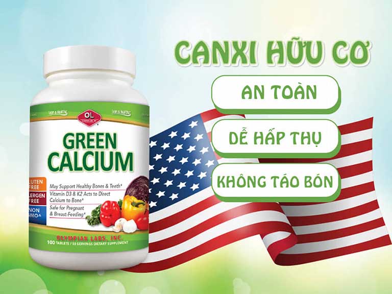 Green Calcium bổ sung canxi hữu cơ cho mẹ bầu