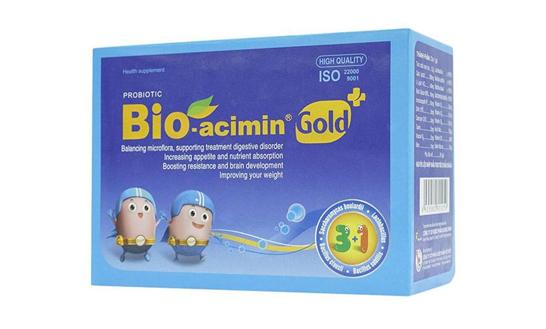 Cốm vi sinh Bio-acimin Gold+ có thể dùng trẻ từ 3 tháng tuổi trở lên