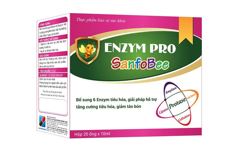 Men tiêu hóa Enzym Pro SanfoBee cung cấp enzyme tiêu hóa và khoáng chất cần thiết cho cơ thể