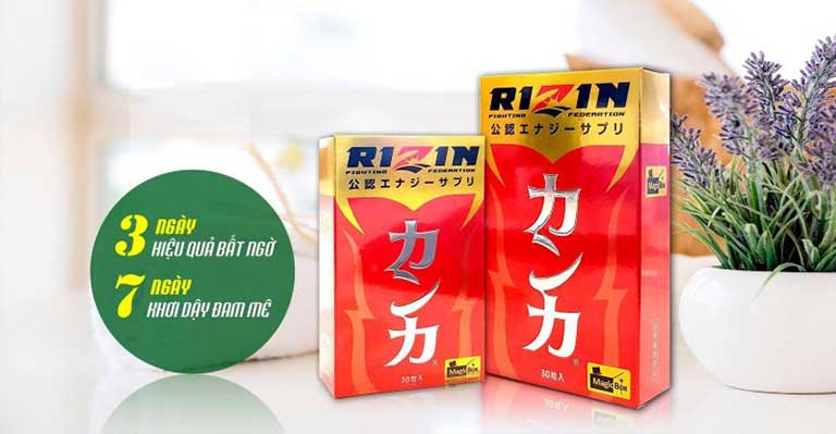 Viên bổ thận Rizin Nhật Bản tăng cường sinh lý