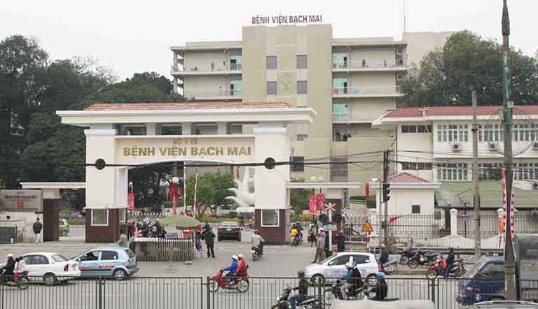 Bệnh viện Bạch Mai là một trong những bệnh viện lớn và uy tín nhất nước ta 