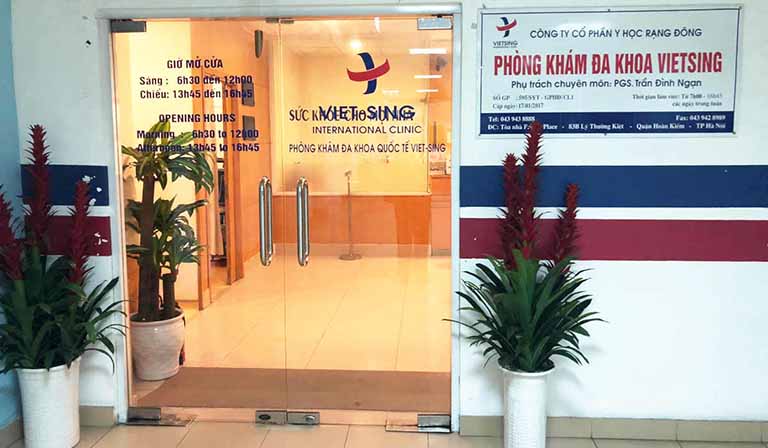 Phòng khám Đa khoa Quốc tế Vietsing là địa chỉ xét nghiệm máu uy tín tại Hà Nội 