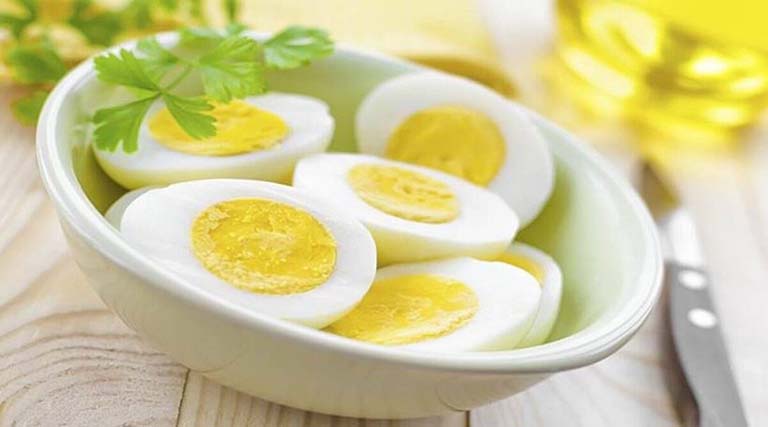 thực đơn giảm cân với trứng