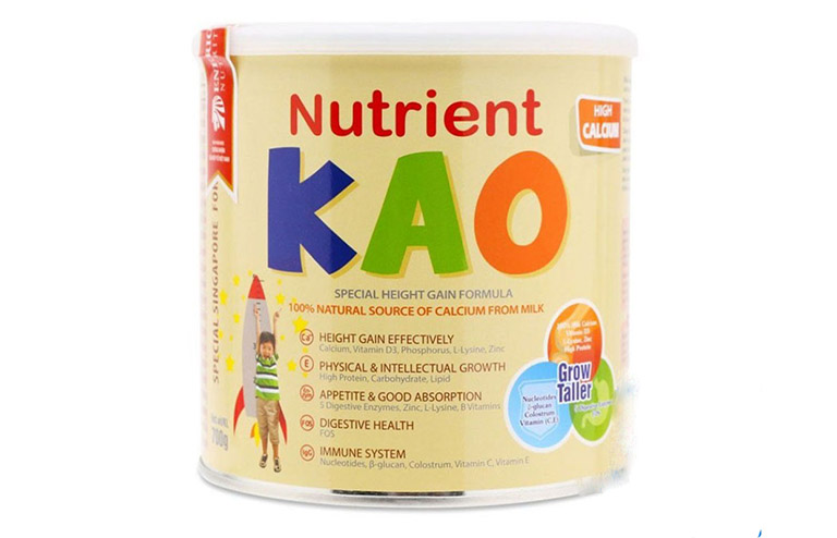 Sữa tăng chiều cao Nutrient KAO cho trẻ từ 1 – 6 tuổi 