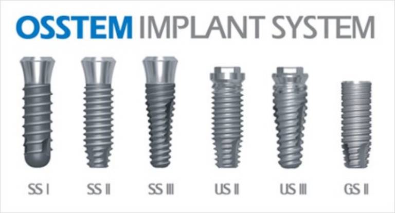 Hệ thống Trụ Implant Osstem (Hàn Quốc)