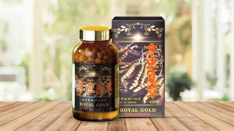 Viên uống đông trùng hạ thảo Tohchukasou Royal Gold Nhật Bản được chiết xuất từ đông trùng hạ thảo và linh chi đỏ quý hiếm