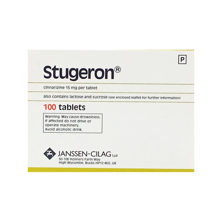 Cinnarizin (Stugeron) - Bị rối loạn tiền đình nên uống thuốc gì?
