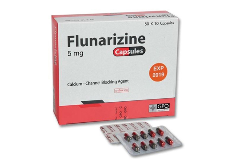 Flunarizin (Nomigrain, Hepen, Fluzine) - Bị rối loạn tiền đình nên uống thuốc gì?