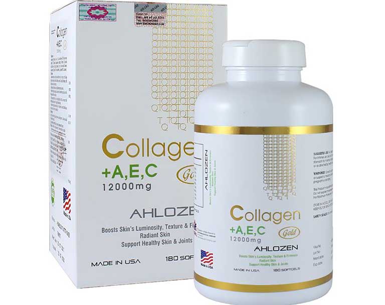 Viên uống Collagen AEC Ahhlozen có xuất xứ từ Mĩ 