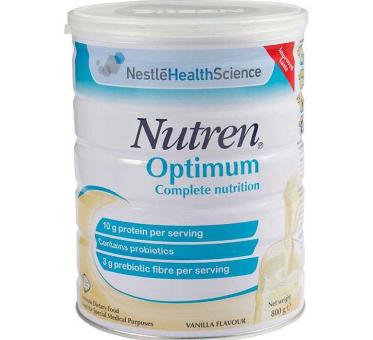 Sữa Nutren Optimum tốt cho hệ tiêu hóa, bảo vệ tim mạch và cải thiện sức khỏe