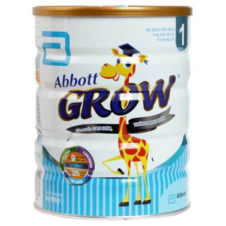 Sữa Abbott Grow giúp trẻ phát triển toàn diện về cả cân nặng, chiều cao lẫn trí não