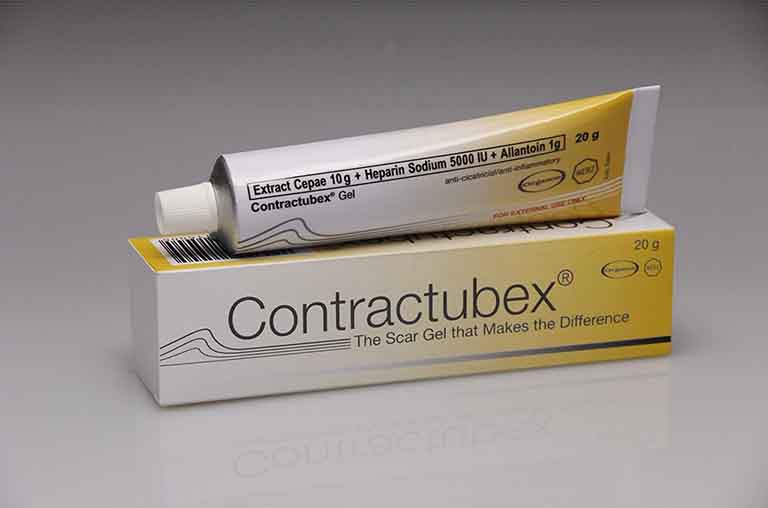 Thuốc trị sẹo Contractubex thường được dùng đều điều trị sẹo lồi, sẹo phì đại.