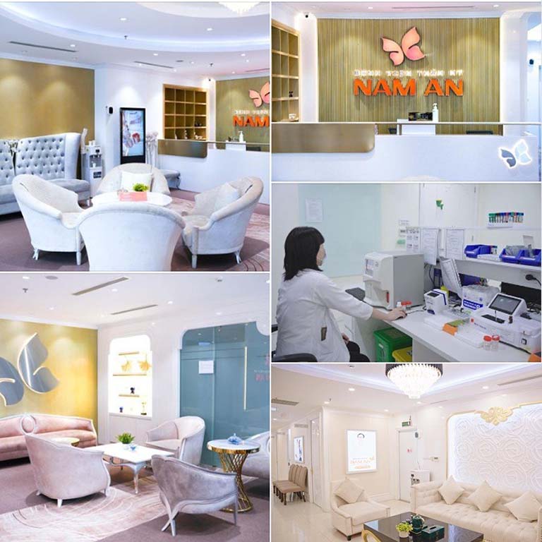 Bệnh viện Thẩm mỹ Nam An có cơ sở vật chất khang trang, chế độ chăm sóc khách hàng tận tâm