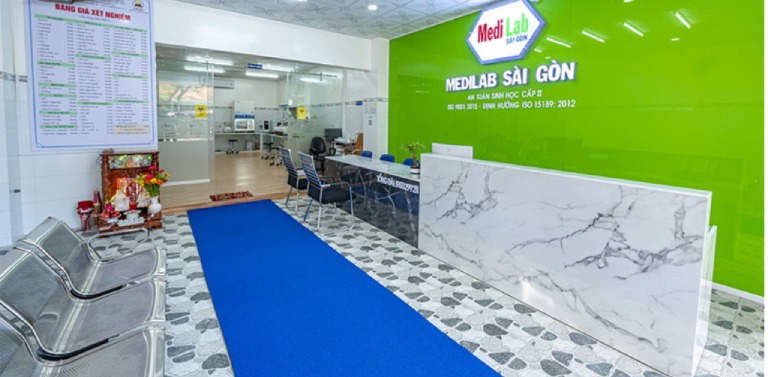 Trung tâm xét nghiệm Medilab Sài Gòn thực hiện xét nghiệm và trả kết quả rất nhanh chóng