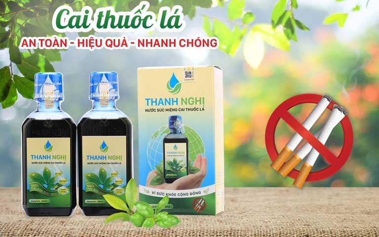 REVIEW nước súc miệng cai thuốc la Thanh Nghị